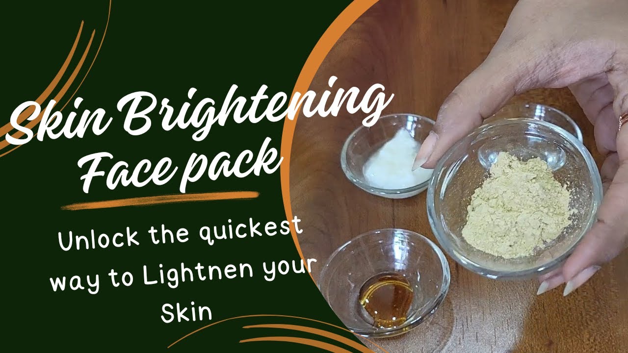 DIY Skin Brightening Face Pack For Radiant Glow | Natural Ingredients ...