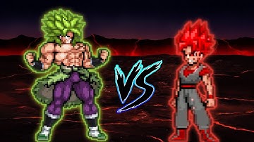 Broly DBS(New) VS Evil Goku TP in Jump Force Mugen