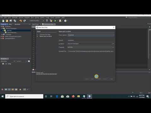 How to create classes in java netbeans