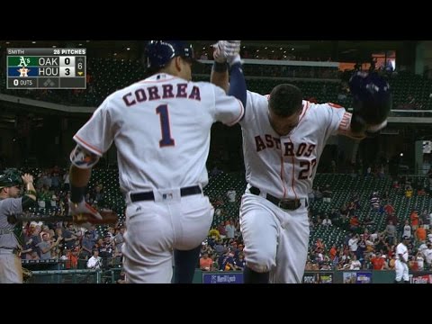 OAK@HOU: Altuve belts a solo homer to left...