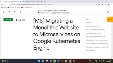 Migrating a Monolithic Website to Microservices on Google Kubernetes Engine | GCP | Qwiklabs