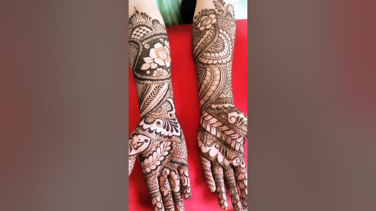 Latest Mehandi Design | Peer Mehandi and Outfits - YouTube