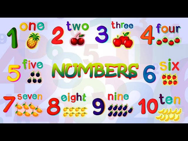 Number 5 - Learn to Count - Numbers from 1 to 10 - The Number 5