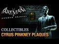 Batman: Arkham Origins - Cyrus Pinkney Plaques