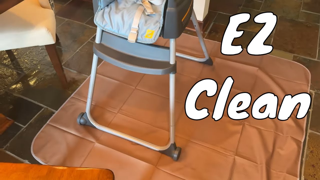 Baby High Chair Mat Makes Cleanup Easier YouTube