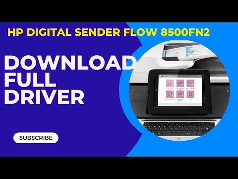 hp digital sender flow 8500 fn2 How to download Software and Drivers