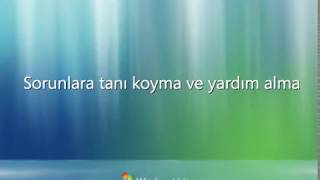 Windows Vista Sorunlara Tanı Koyma Ve Yardım Alma
