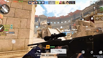 Alpha Ace AWP Gameplay - CSGO Mobile Clone Game - The Origin Mission / Global Offensive Mobile FPS