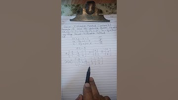 #8 Gauss Elimination Method (Lecture 2) for Simultaneous Linear Algebraic Equation By Gupta Sir,RGPV