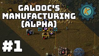 Factorio Galdoc's Manufacturing #1 ⎯ First Look At A New Overhaul In Early Development!
