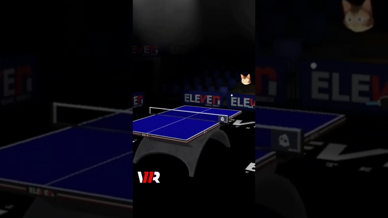 This is just TOO unlucky! 😯😯 #elevenvr #tabletennis #virtualreality