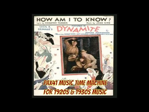 Gene Austin - How Am I To Know?