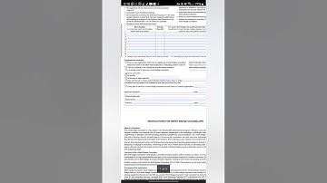 How to find and fill out a merit badge counselor application.