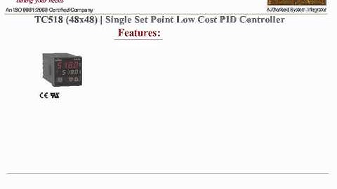 DIGITAL TEMPERATURE CONTROLLER ON/OFF AUTOMATIC DUAL DISPLAY TC 518 SELEC