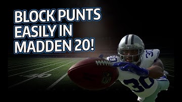 Easiest way to Block Punts and use your Special Teams to win more in Madden 20!