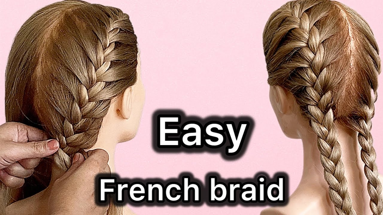 How to French Braid for Beginners | Easy Step by Step |Hairstyle for Girls | Long Hair ✨