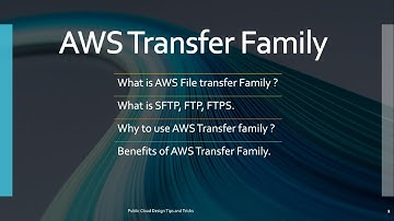 What is AWS File transfer Family|What is SFTP, FTP, FTPS|Why to use AWS Transfer family and benefits