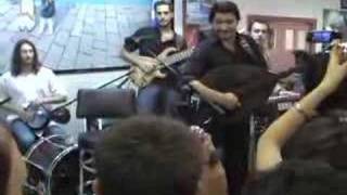 Mixalis Tzouganakis Tearing It Up At Omonoia