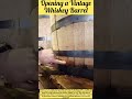 Opening a Vintage Whiskey Barrel