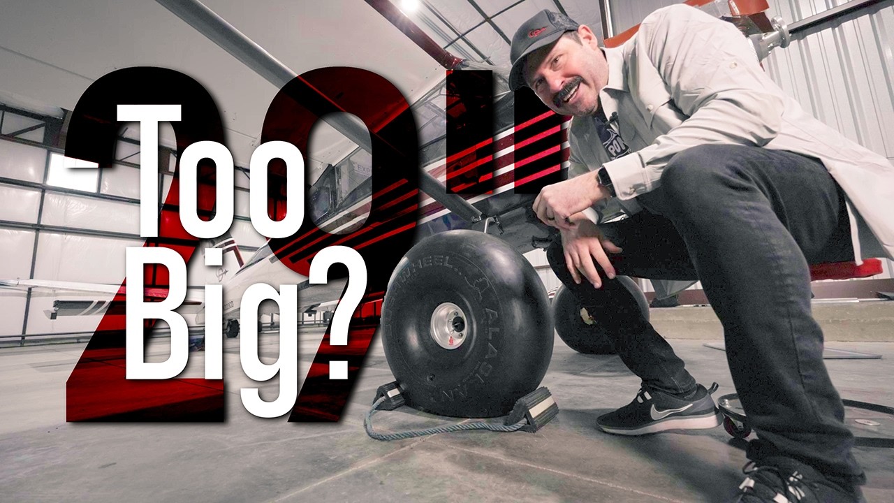 29" Alaskan Bush Wheels on a RANS S-21 Outbound?!