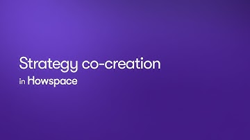 Strategy co-creation in Howspace
