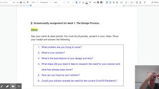 2. IED Screencastify assignment wk 1 - Google Docs