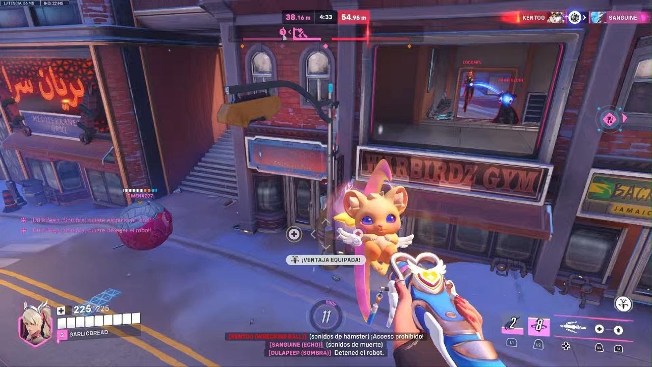 Mercy Mythic Weapon Pink Mercy combo in New Queen's Street