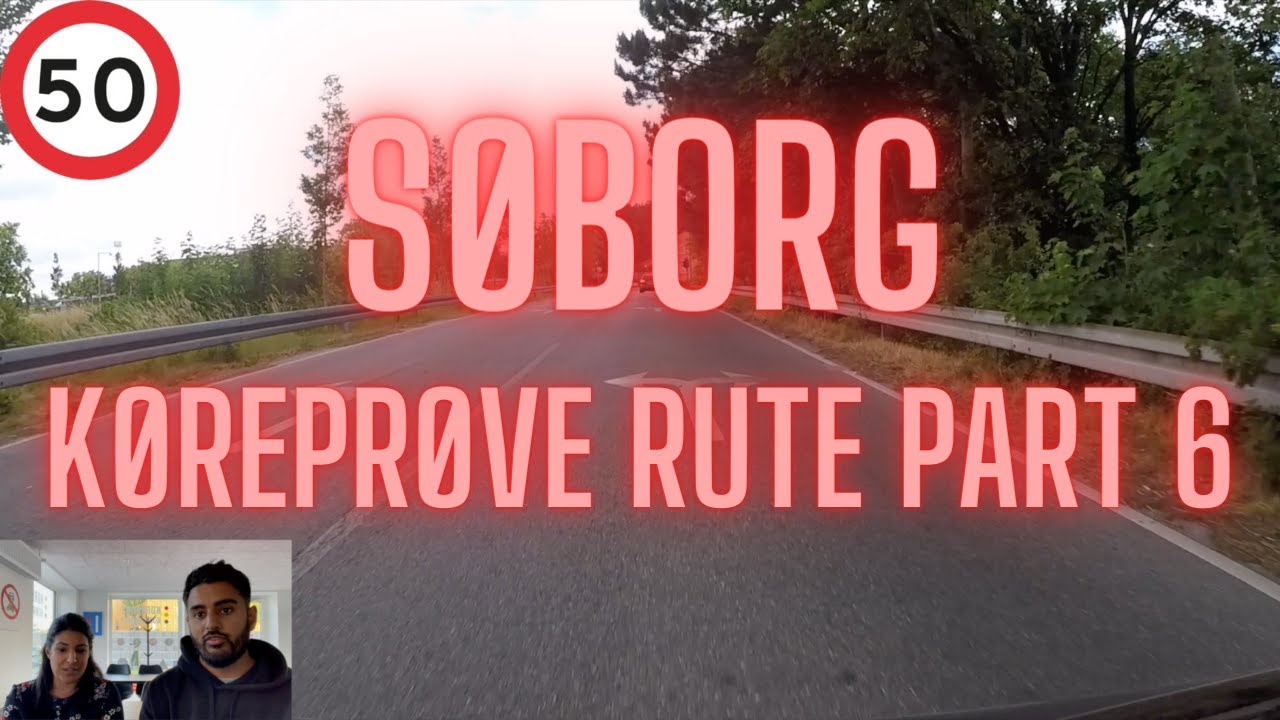 Køreprøve rute Søborg PART 6 (Lille rundkørsel, busbane og venstre svingbane)