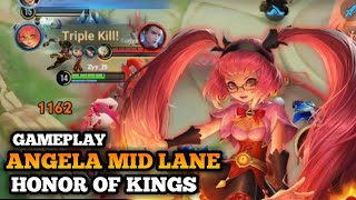 Angela Mid Lane Gameplay - Honor of Kings