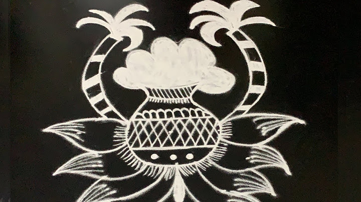 Pongal Pot Kolam |  Pongal Rangoli 5x3 Dots | Sankranthi Bhogi Kundala Muggulu | Pongal Paanai Kolam