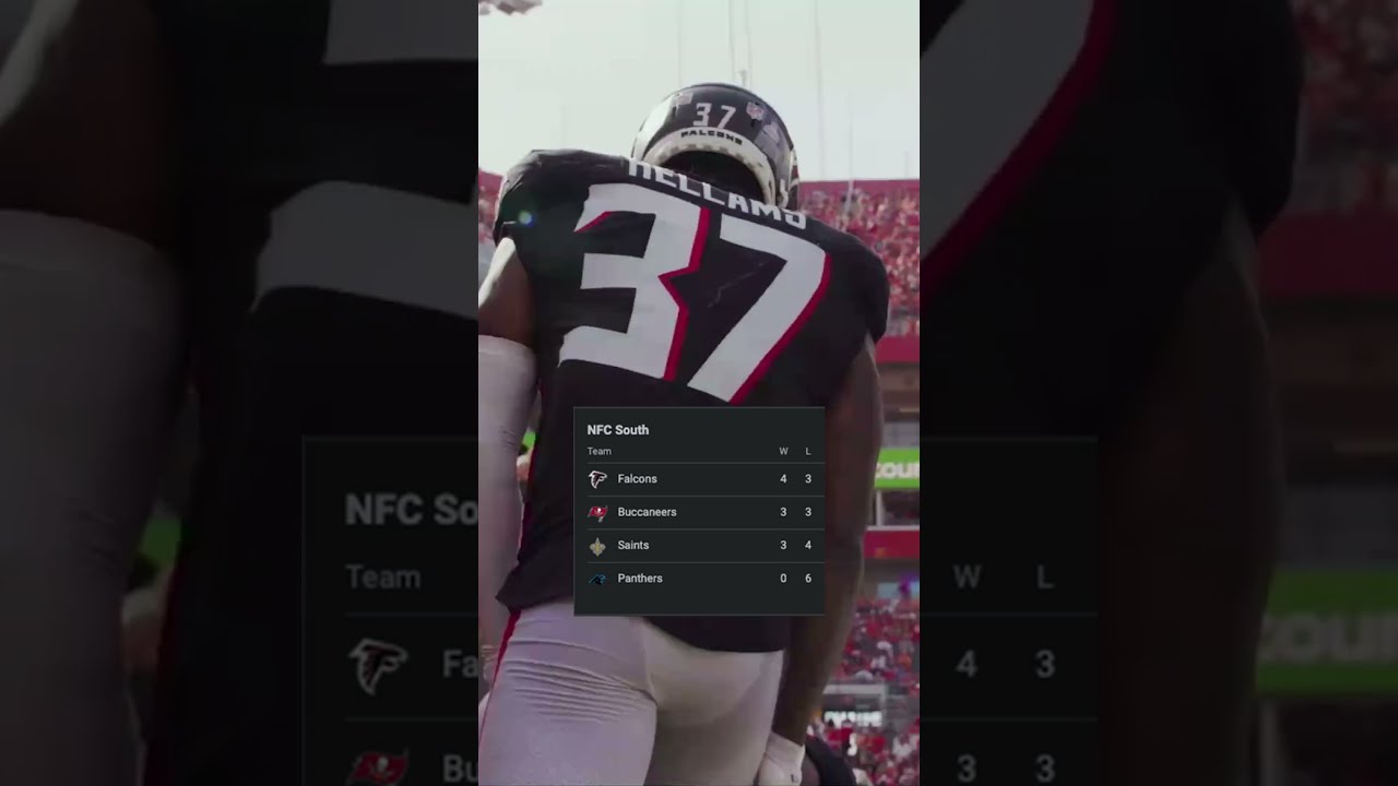 Falcons Stand Alone Atop The NFC South Atlanta Nfl Atlantafalcons Shorts