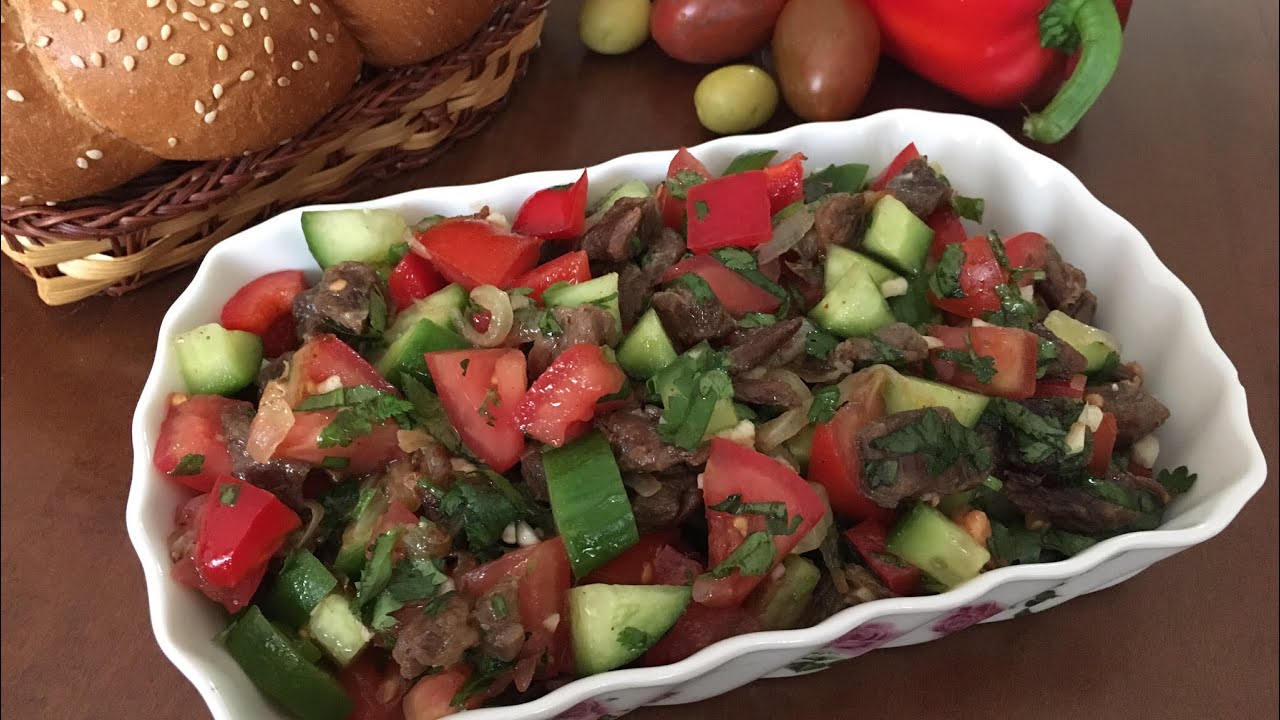 Mayonezsiz Yengil Salat Lyogkij Salat Bez Majoneza Youtube
