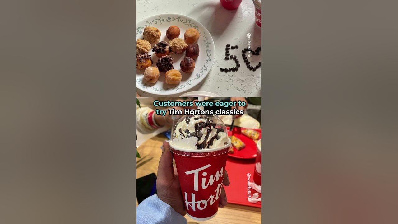 Tim Hortons just opened their first location in India. I don't