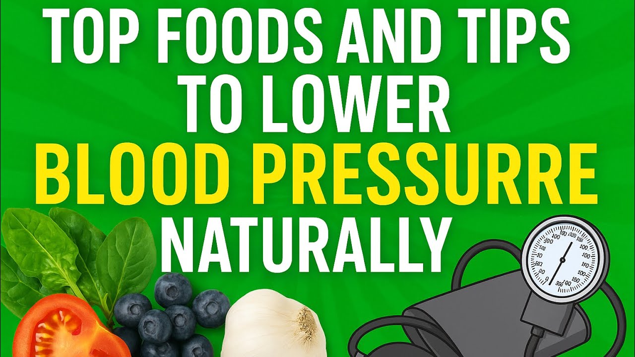 Top 10 Foods to Lower Blood Pressure Naturally 🌿 | Heart Health Tips ...