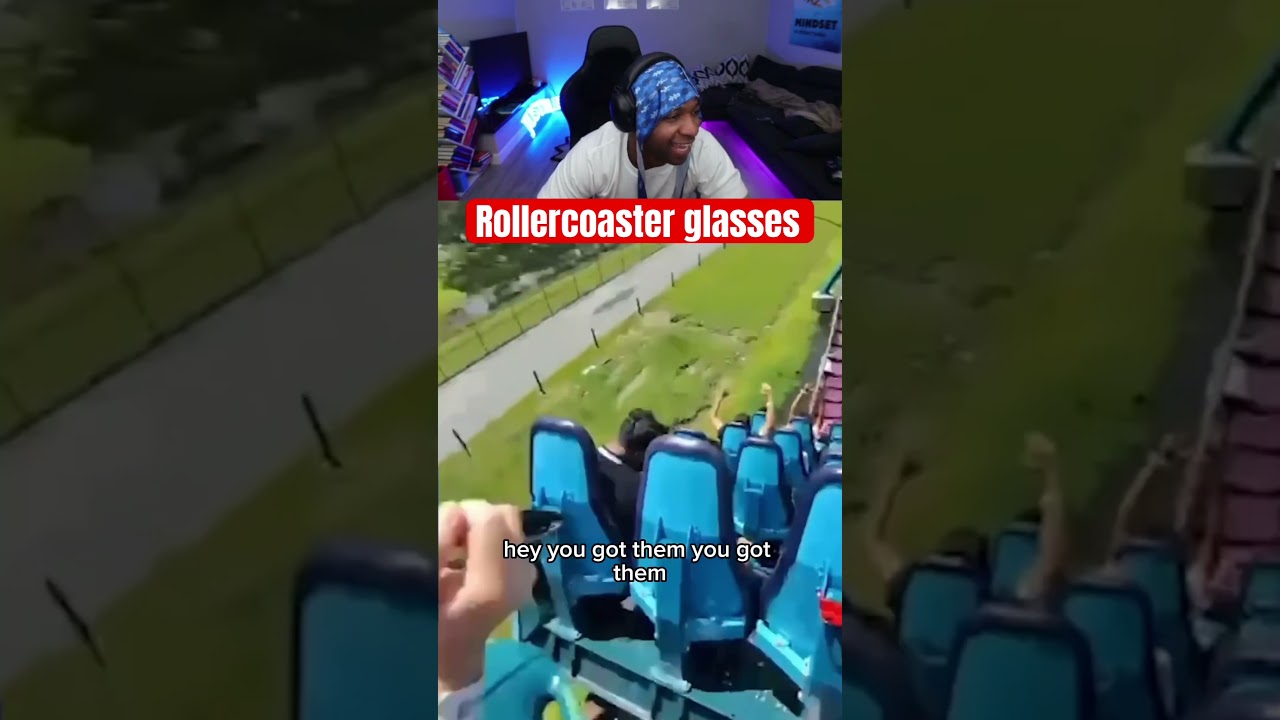 POV: He Caught Flying Glasses Mid-Air on a Roller Coaster! 