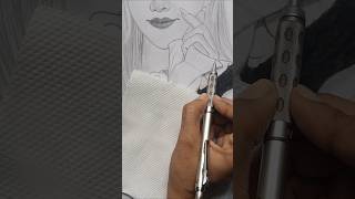 Beautiful Girl Portrait | Artist Naz Shaikh #viral #trending #new #yt #drawing #pencilportrsit