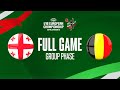 Georgia v Belgium | Full Basketball Game | FIBA U16 European Championship 2022 - Division B