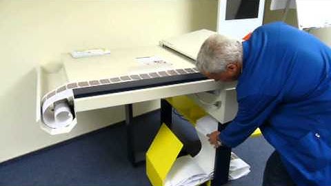 FOLDJET 2000 - special paper folding application with long, narrow and heavy paper mastered