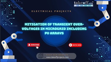 Mitigation of transient over-voltages in microgrid including PV Arrays