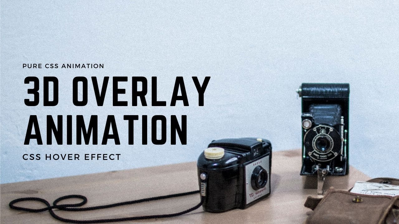 3D Overlay Hover Animation | CSS Animation Examples - YouTube