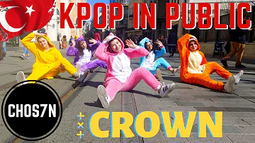 [KPOP IN PUBLIC TURKEY/ISTANBUL] TXT (투모로우바이투게더) - CROWN (어느날 머리에서 뿔이 자랐다) Cover by CHOS7N