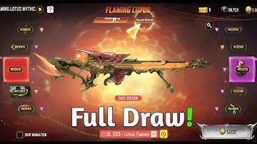 Buying Mythic DLQ 33 Lotus Flames full Draw CODM | Flaming Lotus Mythic Drop COD Mobile!