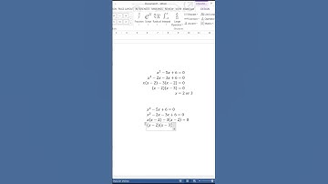 Align Equal Sign in Equation Editor MS Word #Shorts