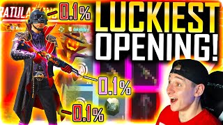 INSANE 0.1% CRATE OPENING LUCK?! The HARDEST Skins in PUBG HISTORY!
