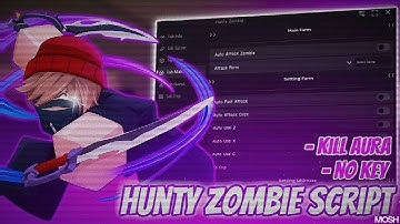 Hunty Zombie Script Pastebin – Auto Attack, Auto Quest, Kill Aura, Speed & More! (No Key)