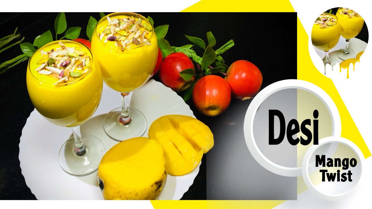 Desi Mango Twist | 3 Ingredients Recipe | Guilt-free & Healthy. - YouTube