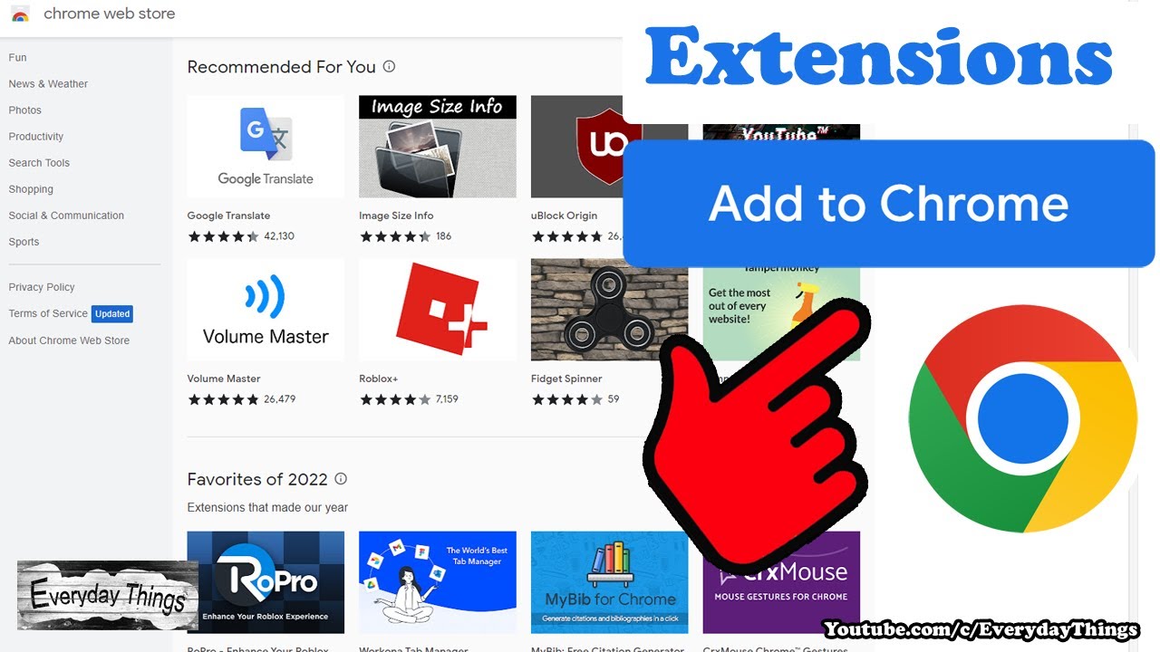 How to Add Extensions in Google Chrome