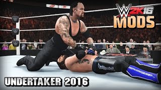 WWE 2K16 Mods : The Undertaker 2016 Mod (Long Hair Return)