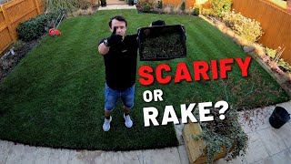 Scarify & Rake Timelapse - Lawn Renovation Part 2