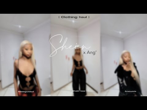 Shein Haul | Missguded, Shein Bae, Anewsta | South African Youtuber